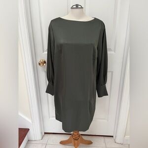 H&M Elegant Olive Green Dress ladies large
